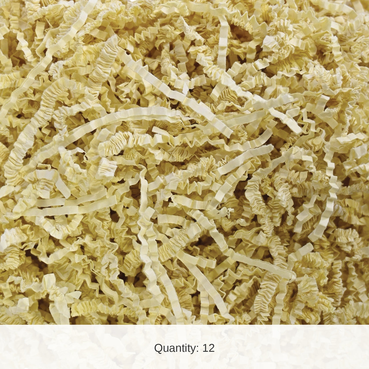 12 Pack Bulk Ivory Paper Shreds 2oz for Gifting & Decor