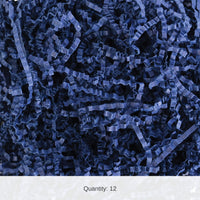 12 Pack Bulk Navy Paper Shreds 2 oz Gift Basket Filler & Packaging