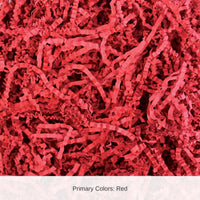 12 Pack Bulk Red Crinkle Cut Paper Shreds 2 oz Gift Basket Filler