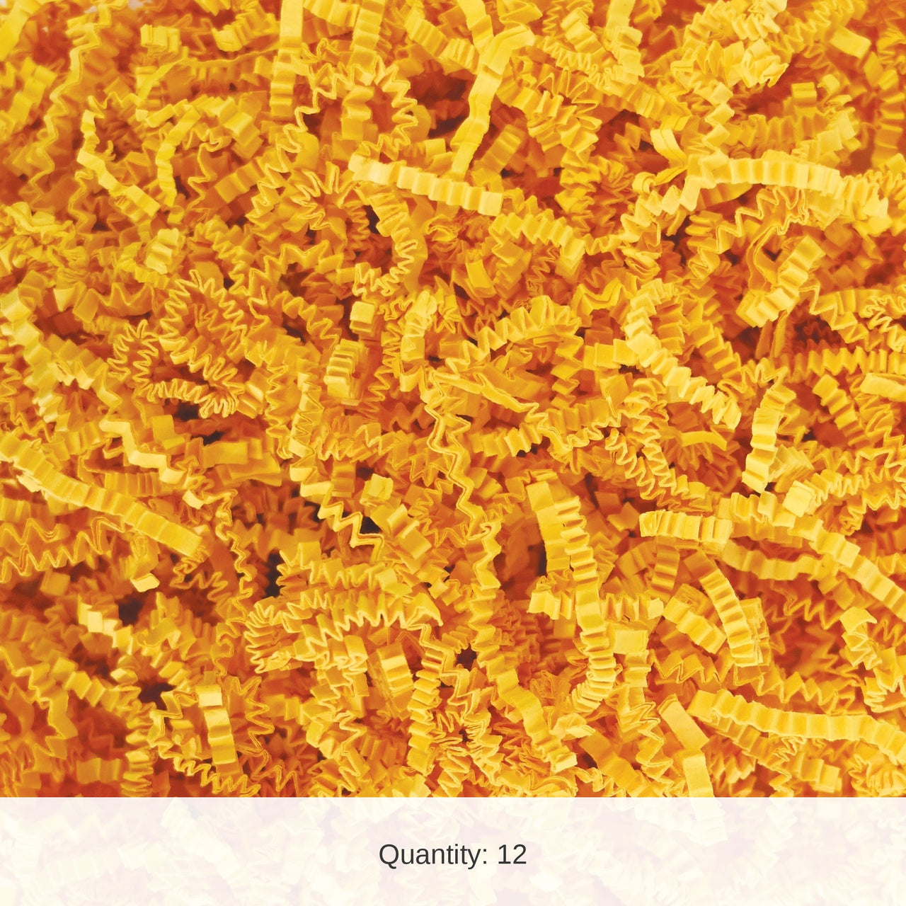 12 Pack Bulk Yellow Paper Shreds 2oz Gift Basket Filler
