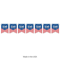 12 Pack Bulk Semiquincentennial Streamer Patriotic Decor (6 inch x 5.5ft)