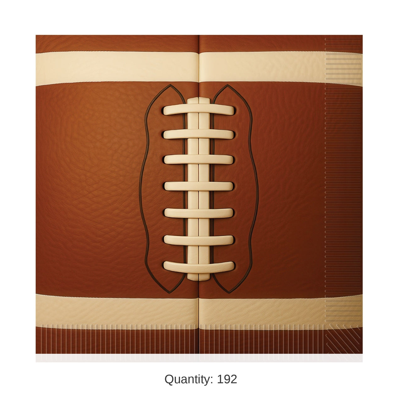 192 Pack Bulk Football Luncheon Napkins Sports Party Supplies