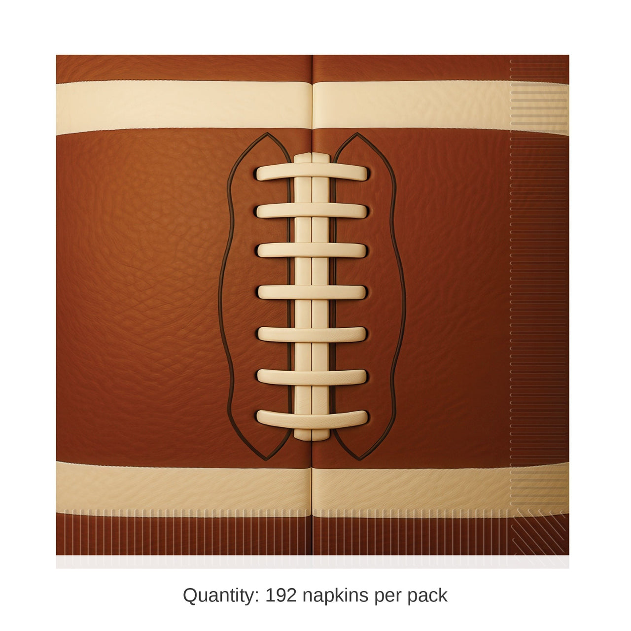 192 Pack Bulk Football Luncheon Napkins Sports Party Supplies