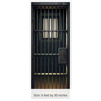 12 Pack Bulk Jail Cell Door Cover All-Weather Western Halloween Decor