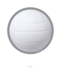 96 Pack Bulk Volleyball Coasters Sports Party Tableware