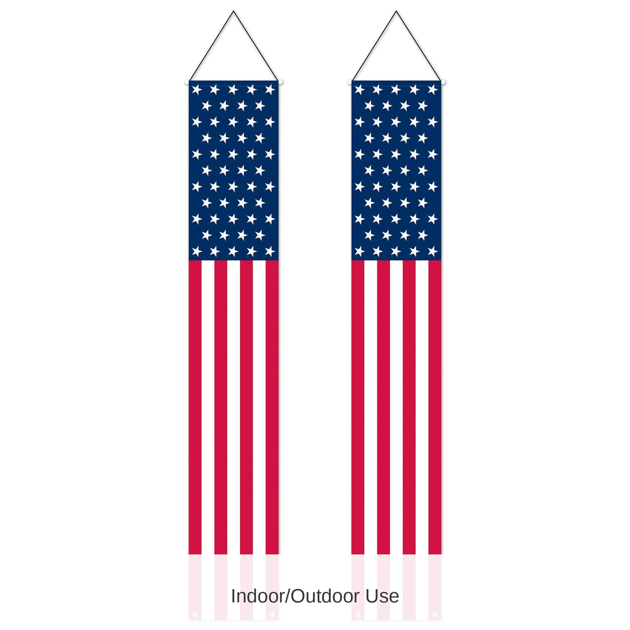 12 Pack Bulk Stars & Stripes Patriotic Door Panel Set Indoor/Outdoor