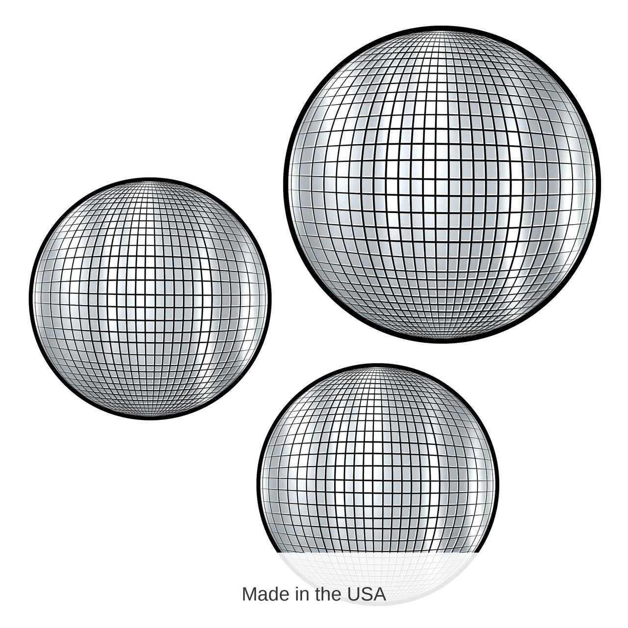 12 Pack Bulk Disco Ball Wall Decorations 70s Party Decor