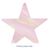 144 Pack Bulk Metallic Star Party Cutouts opalescent