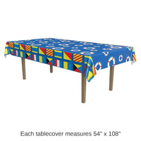 12 Pack Bulk Nautical Party Tablecover