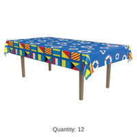 12 Pack Bulk Nautical Party Tablecover