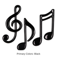 36 Piece Bulk Molded Plastic Musical Party Notes