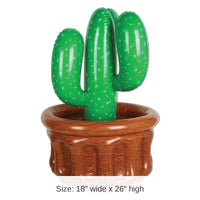 6 Pack Bulk Fiesta Inflatable Cactus Cooler