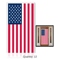 12 Pack Bulk American Flag Party Door Cover