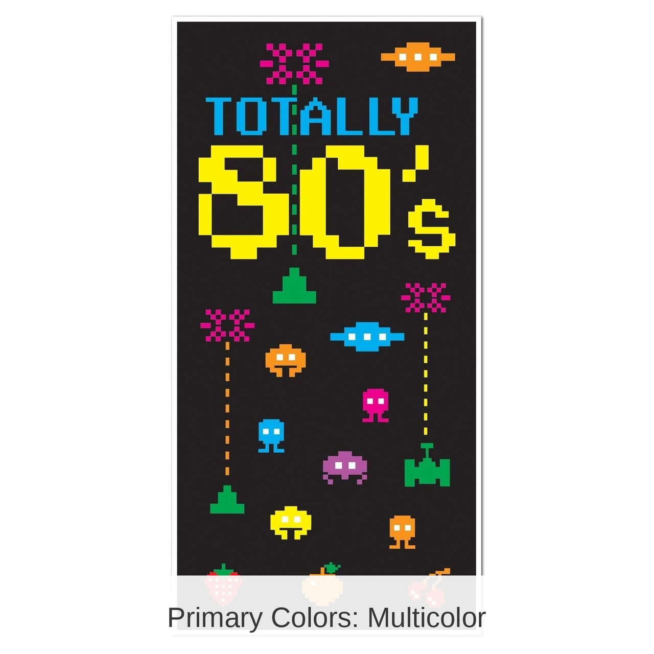 12 Pack Bulk 80's Party Door Cover