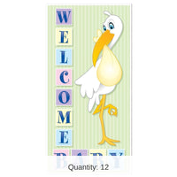 12 Pack Bulk Welcome Baby Door Cover