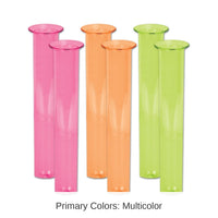 72 Pack Beistle Luau Party Neon Test Tube Shot Glasses