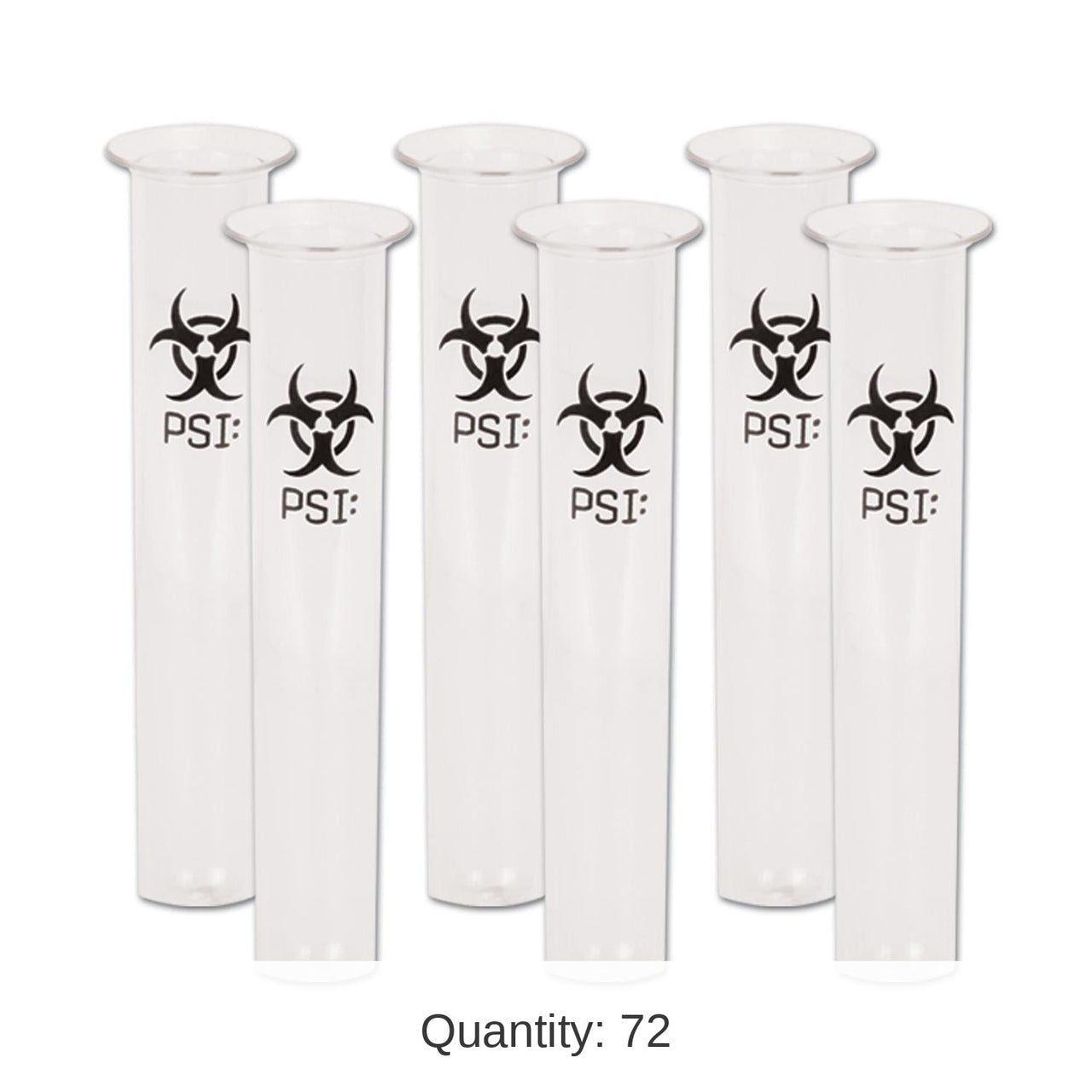 72 Pack Bulk PSI Test Tube Party Shot Glasses