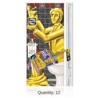 12 Pack Bulk Awards Night Restroom Party Door Cover