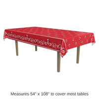 12 Pack Bulk Western Party Tablecover