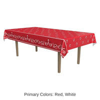 12 Pack Bulk Western Party Tablecover