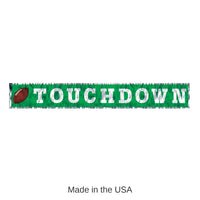 12 Pack Bulk Metallic Touchdown Party Fringe Banner