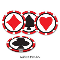 96 Pack Bulk Casino Party Coasters