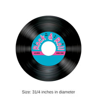96 Pack Bulk Rock/Roll Record Party Coasters