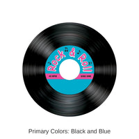 96 Pack Bulk Rock/Roll Record Party Coasters