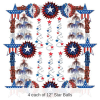 Patriotic Reflections Party Decorating Kit