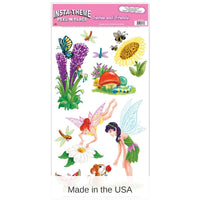 108 Pack Bulk Fairies/Friends Party Peel 'N Place Clings