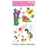 108 Pack Bulk Fairies/Friends Party Peel 'N Place Clings