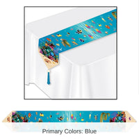 12 Pack Bulk Printed Under The Sea Paper Party Table Runner