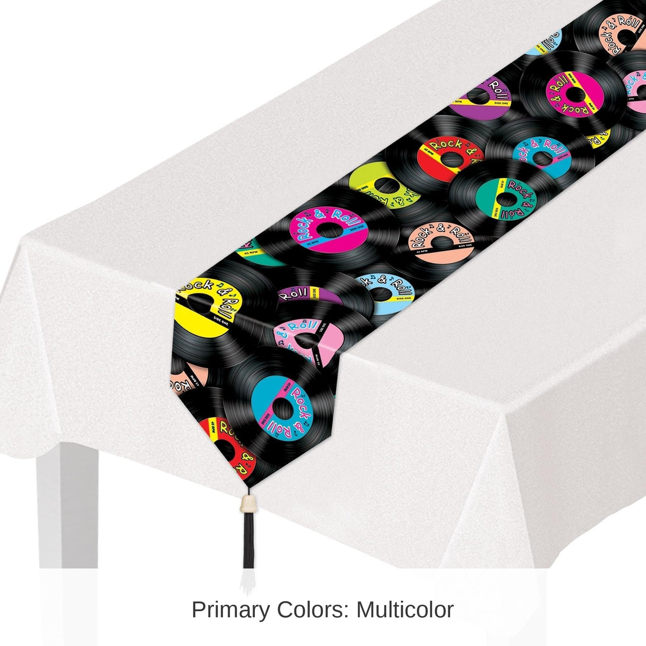 12 Pack Bulk Printed Rock/Roll Paper Party Table Runner