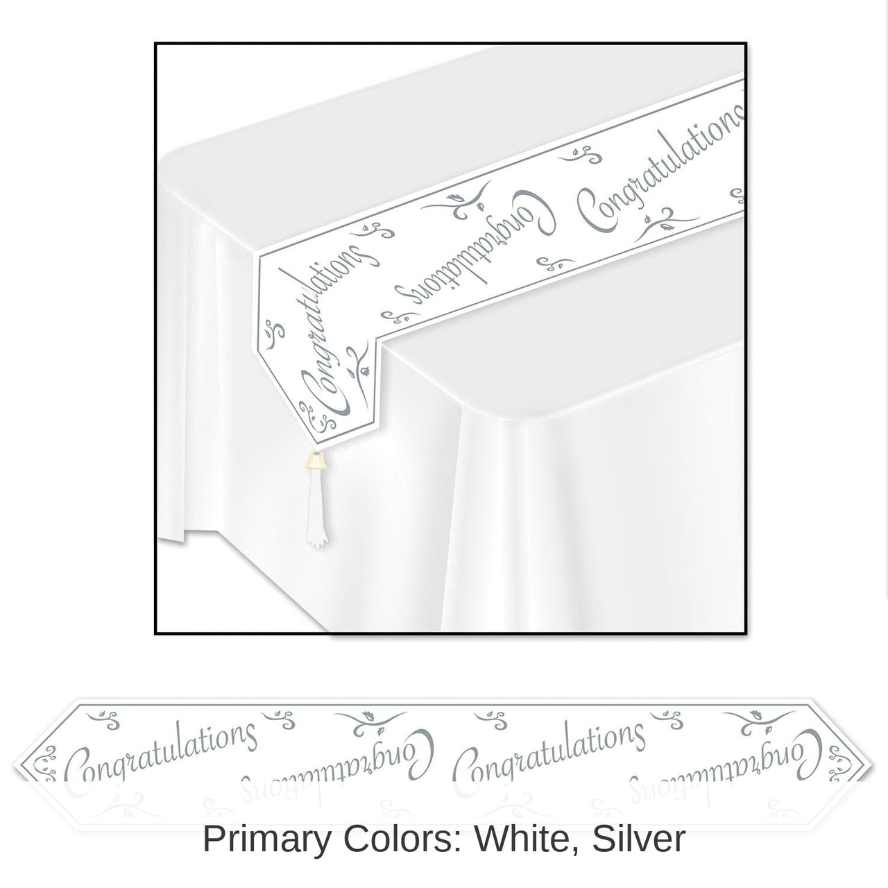 12 Pack Bulk Printed Congratulations Paper Table Runner