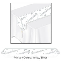 12 Pack Bulk Printed Congratulations Paper Table Runner
