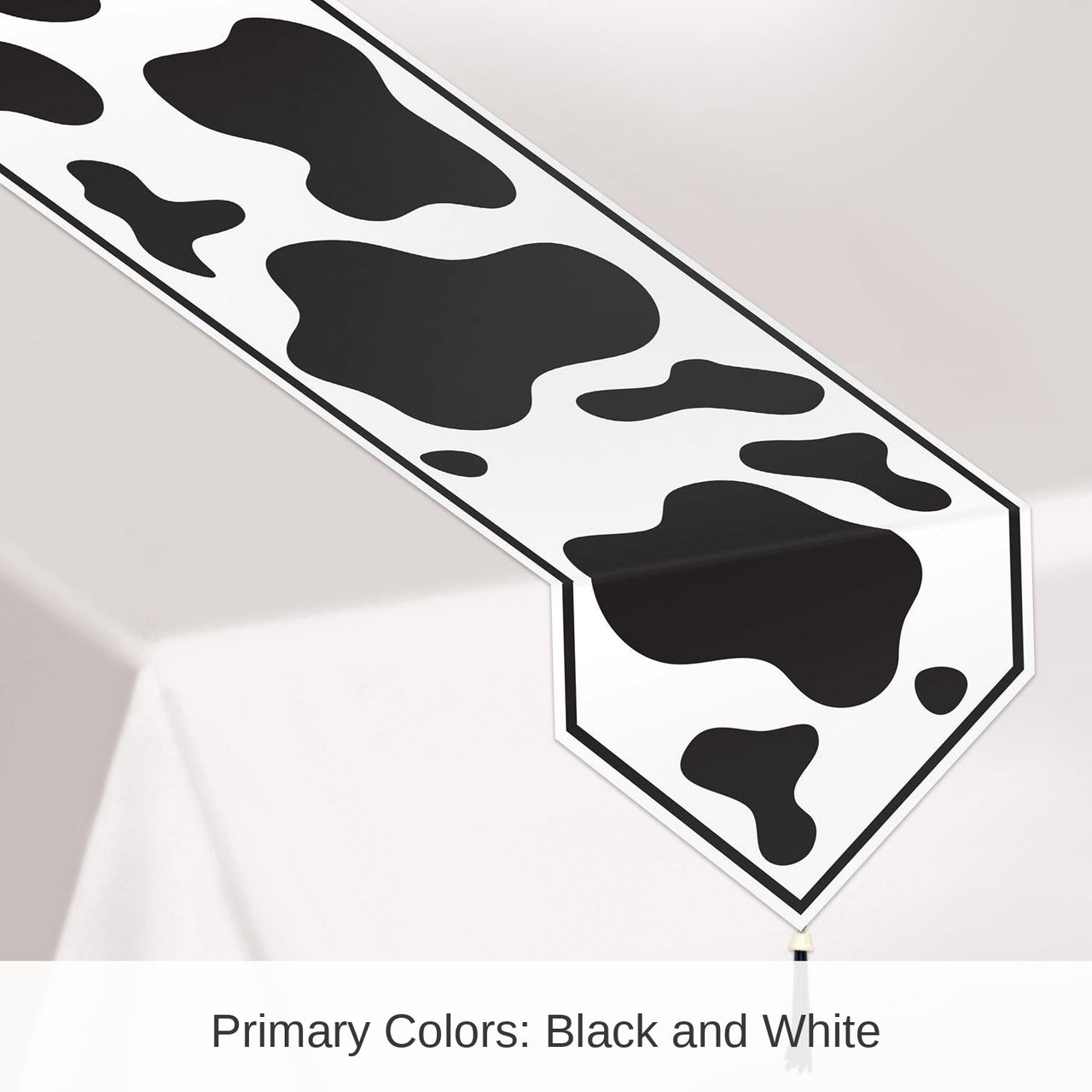 12 Pack Bulk Printed Cow Print Paper Party Table Runner