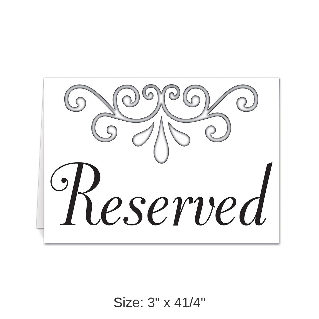 48 Piece Bulk Reserved Table Cards
