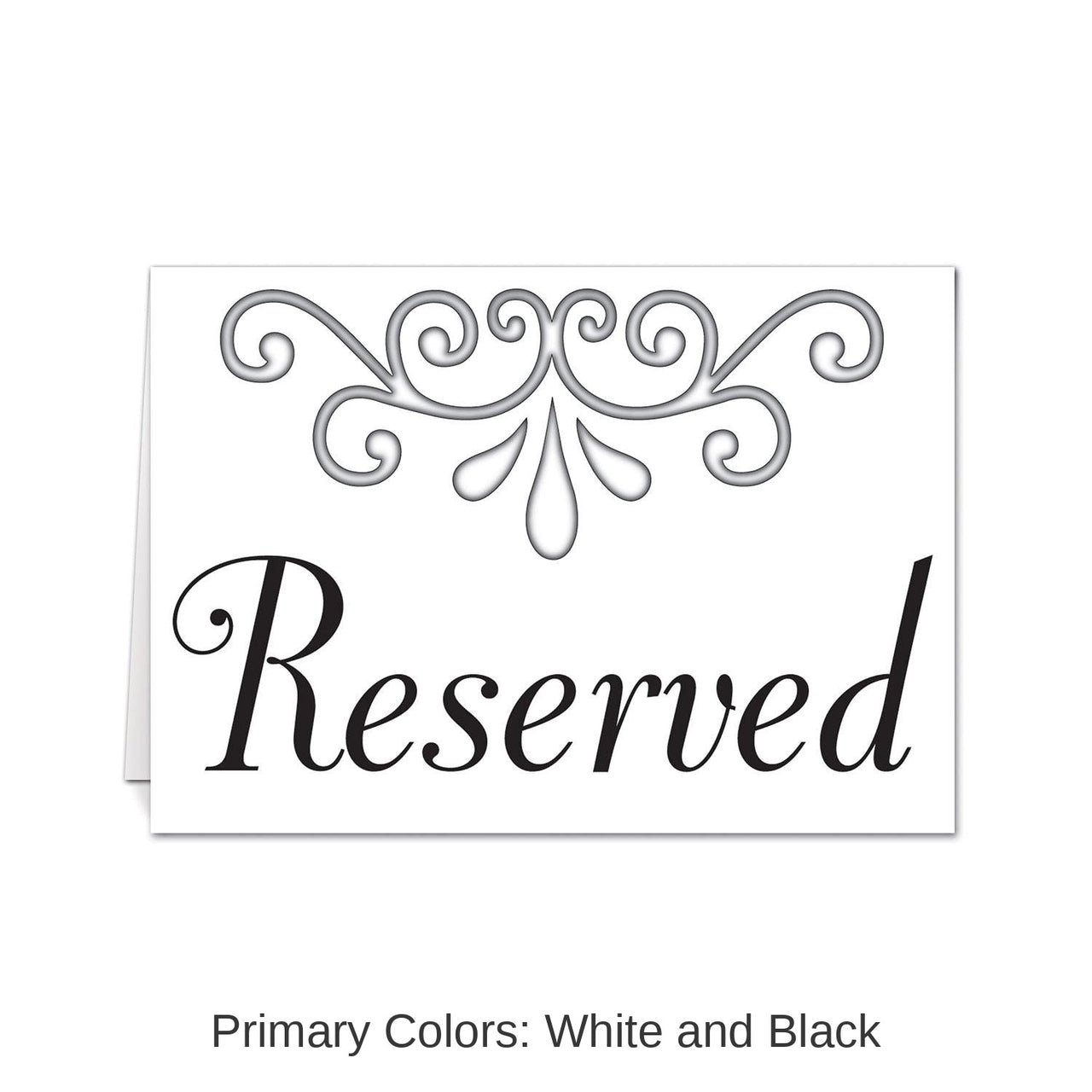 48 Piece Bulk Reserved Table Cards