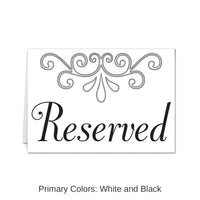 48 Piece Bulk Reserved Table Cards