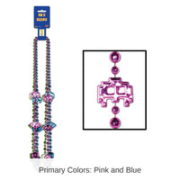 36 Pack Bulk 80's Party Bead Necklaces