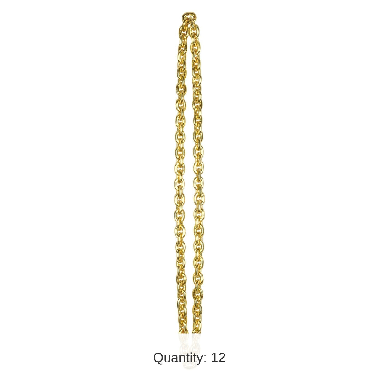 12 Pack Bulk Chain Bead Necklaces