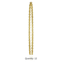 12 Pack Bulk Chain Bead Necklaces