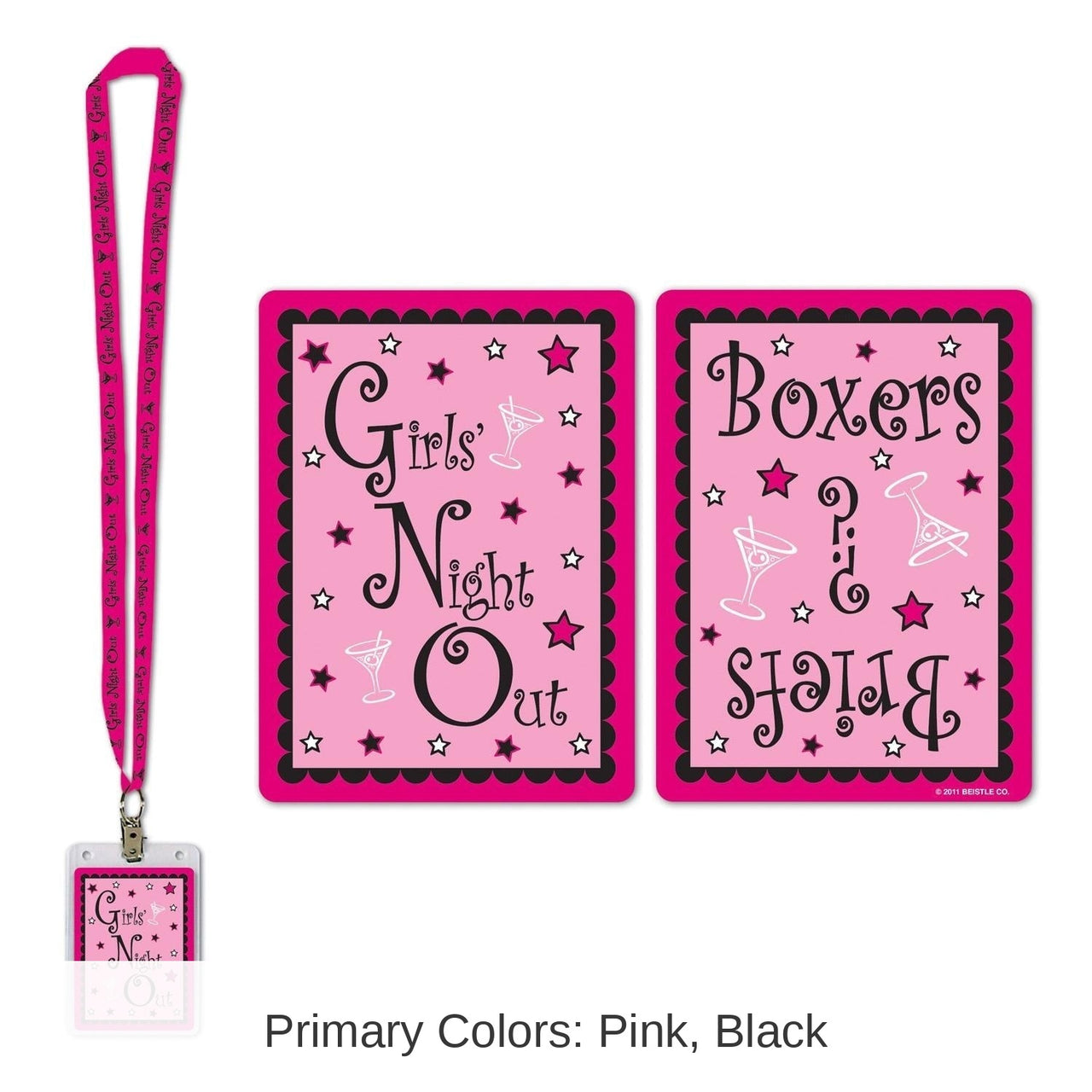 12 Pack Bulk Bachelorette Party Girls' Night Out Party Pass