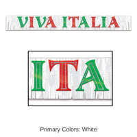6 Pack Bulk Metallic Viva Italia Party Banner