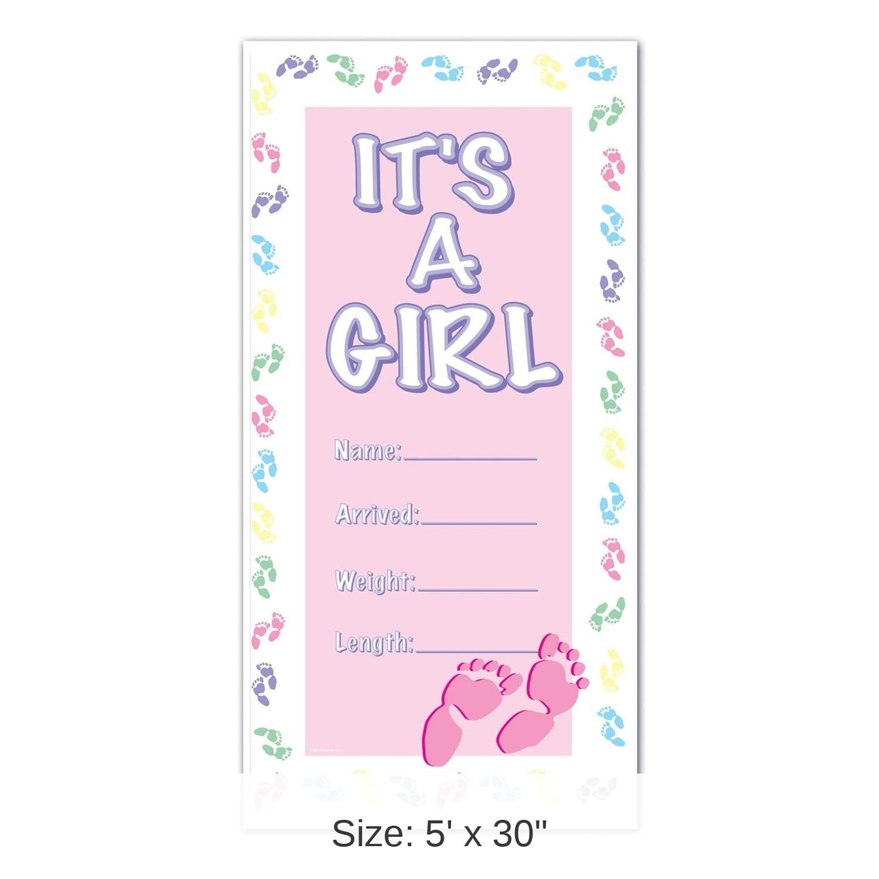 12 Pack Bulk It's A Girl Door Cover