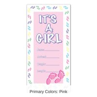 12 Pack Bulk It's A Girl Door Cover