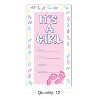 12 Pack Bulk It's A Girl Door Cover
