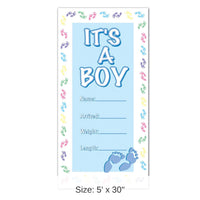 12 Pack Bulk It's A Boy Door Cover