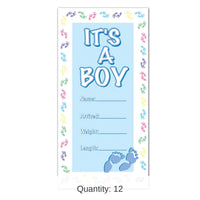 12 Pack Bulk It's A Boy Door Cover