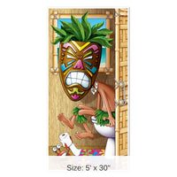 12 Pack Bulk Luau Party Tiki Man Restroom Door Cover